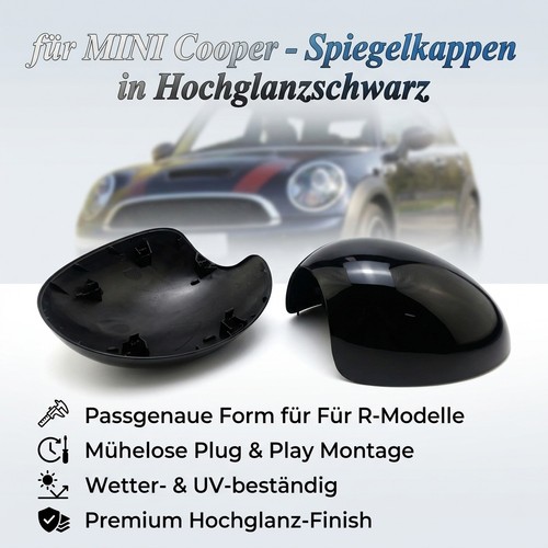 Spiegelkappen schwarz - spiegelkappen,