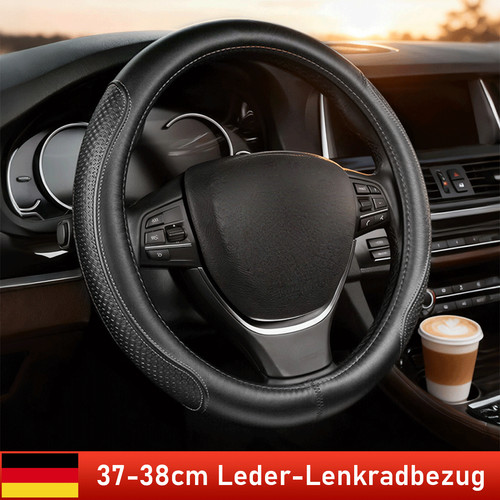 Lenkradabdeckung echtes leder - echtes,